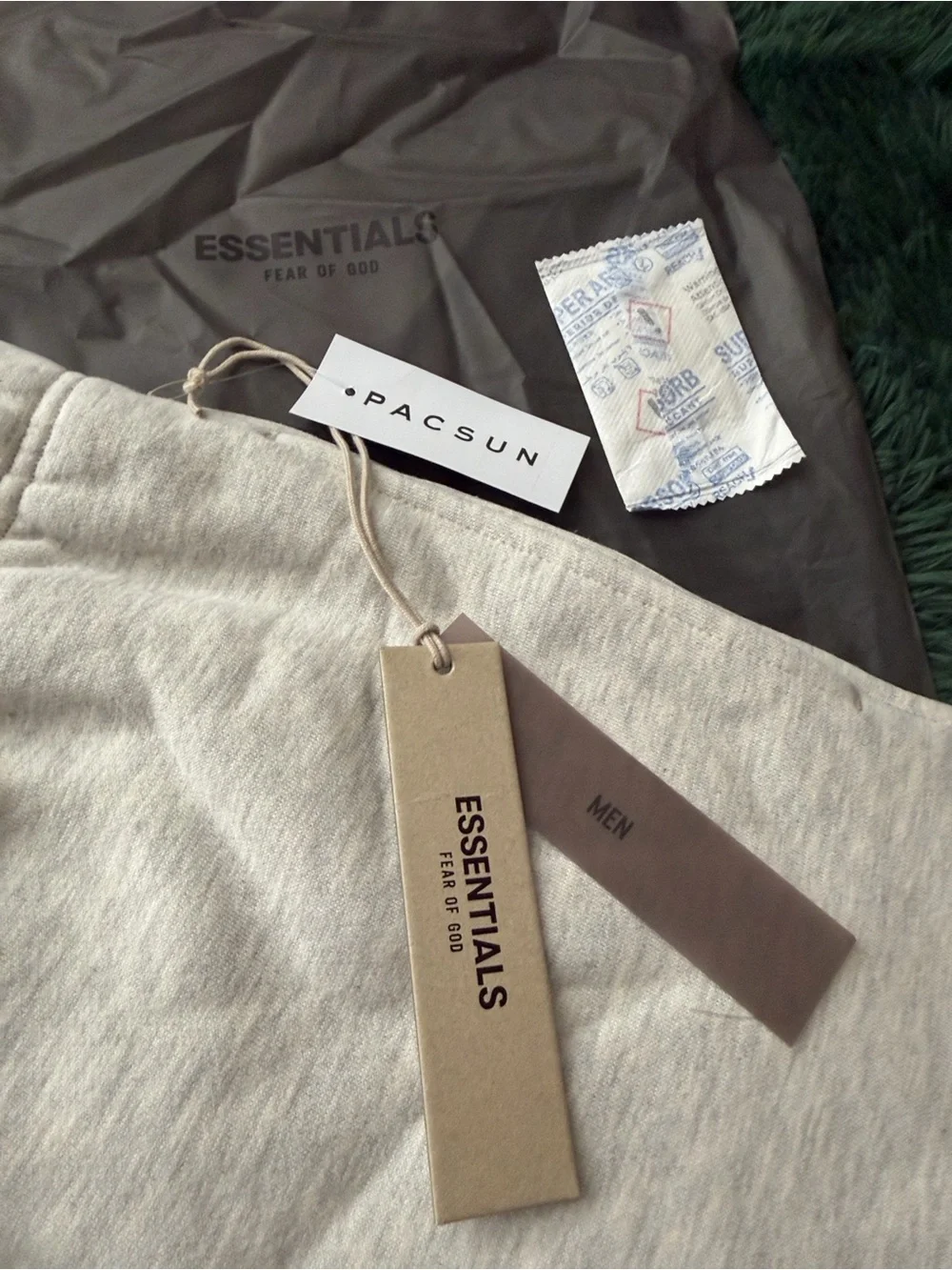 Fear Of God Essentials Light Oatmeal Shorts